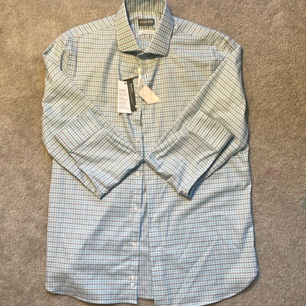 NWT Michael Kors Button Down 16-34/35